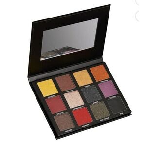 BLACK RADIANCE BRILLIANT EFFECTS EYE SHADOW PALETTE - 12 COLORS - NO ANIMAL TEST